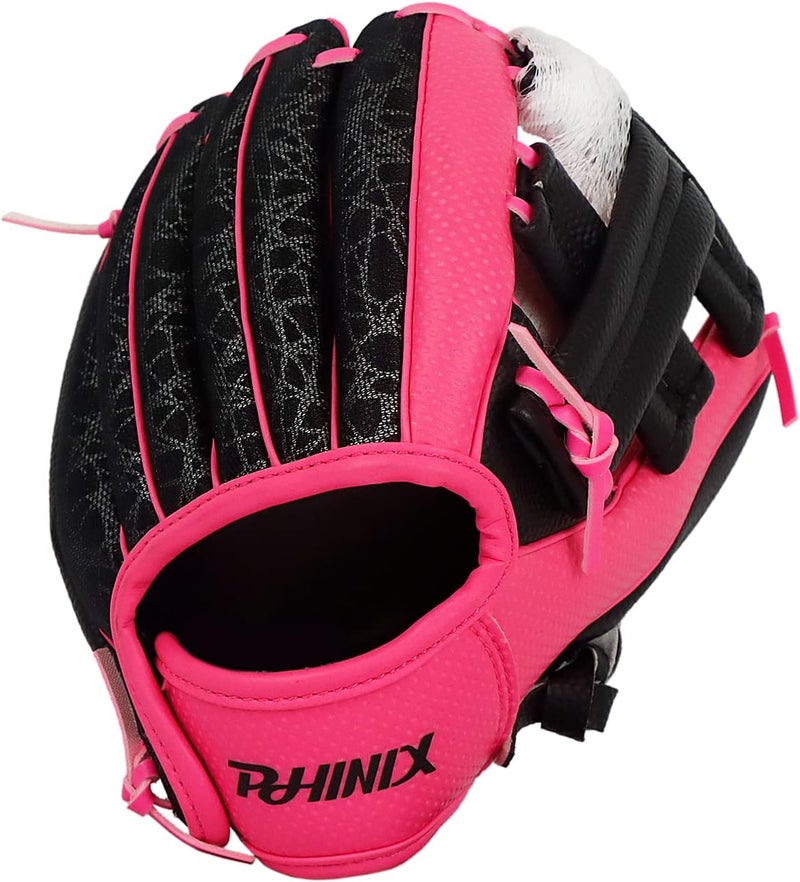 PHINIX Baseball Glove Tee-Ball Mitts for Kids Play & Training 8.5"-9" - Image 2